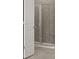Modern bathroom with tile floor and walk in shower at 3933 Fairhaven Rd, Lithia Springs, GA 30122
