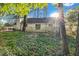 View of the home's backyard surrounded by lush greenery and mature trees at 4274 Smithsonia Ct, Tucker, GA 30084