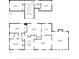 Detailed floor plans show the layout of the downstairs and upstairs for a clear understanding of the space at 4274 Smithsonia Ct, Tucker, GA 30084