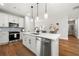 Bright kitchen with stainless steel appliances and a kitchen island at 2428 Mills Bnd, Decatur, GA 30034