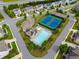 Community amenities including tennis courts, swimming pool, and clubhouse at 3825 Valleyway Rd, Cumming, GA 30040