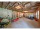 Spacious unfinished basement featuring exposed ceiling with room for storage and activities at 3825 Valleyway Rd, Cumming, GA 30040