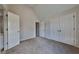 A view into the bedroom showcasing an open layout with an en-suite bathroom at 5136 Estonian Dr, Fairburn, GA 30213