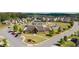 Aerial view of the community amenities and surrounding neighborhood in a suburban location at 126 Oakleigh Pointe Dr, Dallas, GA 30157