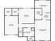 Upstairs floor plan displays bedrooms, closets, primary bathrooms, and stairs at 40 Ivy Chase Ne, Atlanta, GA 30342