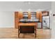 Well-equipped kitchen with stainless steel appliances, wooden cabinets, and a butcher block island at 1271 Ponti Nw Mews # 92, Atlanta, GA 30318