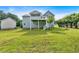 Large backyard with patio and screened porch at 4807 Willowwood Ne Dr, Kennesaw, GA 30144