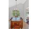Dining room with vaulted ceilings and chandelier at 4807 Willowwood Ne Dr, Kennesaw, GA 30144