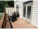 Outdoor deck featuring stylish patio furniture with seating for two at 116 Festoon Ct, Smyrna, GA 30080