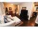 Inviting living room featuring modern furniture and easy access to the kitchen at 116 Festoon Ct, Smyrna, GA 30080