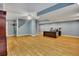 Spacious finished basement with hardwood floors, large desk and ample room for entertaining at 181 Sentinel Pl, Marietta, GA 30067