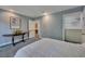 Bedroom with built-in closet and access to full ensuite bathroom at 181 Sentinel Pl, Marietta, GA 30067