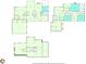 Layout of all 3 floors showing dimensions and layout at 181 Sentinel Pl, Marietta, GA 30067