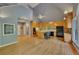 Spacious kitchen with hardwood floors, a large center island, and modern appliances for culinary enthusiasts at 181 Sentinel Pl, Marietta, GA 30067