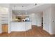 Well-lit kitchen has a breakfast bar, stainless steel appliances, and plenty of storage at 390 17Th Nw St # 6036, Atlanta, GA 30363