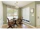Charming breakfast nook with natural light and built in storage at 5850 Shannon Dr, Cumming, GA 30040