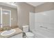 The bathroom features a vanity, toilet, and bathtub at 7120 Oakley Ct, Union City, GA 30291