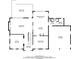 Main floor plan with spacious living room, kitchen, office, and garage at 5652 Harbormist Dr, Powder Springs, GA 30127