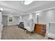 Finished basement area with recessed lighting, wood-look floors, and versatile space for entertaining or relaxing at 2506 Octavia Ln, Marietta, GA 30062