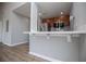 The kitchen has stainless steel appliances, including a microwave and plenty of countertop space at 325 Berry Ct, Villa Rica, GA 30180