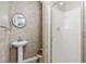 Small bathroom featuring a vanity sink, toilet and standing shower at 4915 Bayberry Dr, Cumming, GA 30040