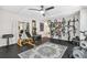 Workout Room with mounted bikes, workout equipment and rubber floor at 4915 Bayberry Dr, Cumming, GA 30040