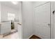 Bright laundry room features washer, dryer and lots of space at 5065 Harbour Ridge Dr, Alpharetta, GA 30005