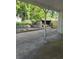 View of the covered patio space looking into the backyard at 6136 Holiday Blvd, Forest Park, GA 30297