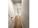 Bathroom with a glass shower door and wood-style flooring at 528 Earnest Ln, Temple, GA 30179