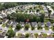 Discover a community with tree-lined streets; this aerial view captures its charm at 285 Kentshire Pl, Lawrenceville, GA 30044