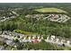Aerial view of the neighborhood showcasing the home nestled in a lush, green community at 285 Kentshire Pl, Lawrenceville, GA 30044