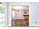 Bright breakfast nook with tile flooring and a view of the kitchen area at 285 Kentshire Pl, Lawrenceville, GA 30044
