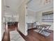 Stylish office with wood floors, desk and chair at 250 Cordova St, Woodstock, GA 30189