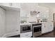 Modern kitchen showcases stainless steel appliances, sleek white cabinets, and a stylish backsplash at 456 Parkway Ne Dr # 10, Atlanta, GA 30308