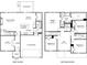 Detailed floor plan showcasing the layout of the first and second floors, including room dimensions at 6920 Chester St, Fairburn, GA 30213