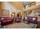 Inviting living room with high ceilings, hardwood floors, and comfortable seating at 1360 Woodvine Way, Alpharetta, GA 30005