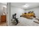 Versatile basement area with room for fitness, a dining area, and potential for various recreational activities at 200 Valley Xing, Canton, GA 30114