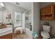 Cozy bathroom features a vanity, tub with shower, and decorative accents at 200 Valley Xing, Canton, GA 30114