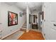 Welcoming foyer with hardwood floors and staircase at 200 Valley Xing, Canton, GA 30114