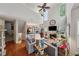 Spacious living room with vaulted ceilings, fireplace, and abundant natural light at 200 Valley Xing, Canton, GA 30114