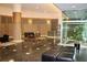 Modern lobby featuring elegant seating, a stylish reception area, and contemporary design at 250 Park Avenue West # 802, Atlanta, GA 30313