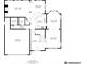 Detailed floor plan showcases a spacious layout featuring a kitchen, living room, Gathering room, and garage at 4648 Glenshire Pl, Atlanta, GA 30338