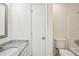 Bathroom featuring a brushed metal faucet at 4787 Burford Nw Ct, Acworth, GA 30102