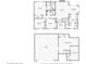 Floor plan showing both first floor and basement layout at 4787 Burford Nw Ct, Acworth, GA 30102