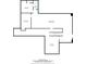 Detailed floor plan showing dimensions of each room in the basement at 6218 Old Stilesboro Nw Rd, Acworth, GA 30101