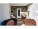 Inviting front entry featuring a decorative stone accent wall and a charming front door with sidelight at 6218 Old Stilesboro Nw Rd, Acworth, GA 30101