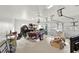Spacious garage with ample storage, a boat, and dual garage doors for easy access at 6218 Old Stilesboro Nw Rd, Acworth, GA 30101
