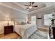 Inviting bedroom with tray ceiling, plush carpeting, and ample natural light at 7435 Jamestown Dr, Alpharetta, GA 30005