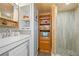 Bathroom featuring a tiled shower and modern fixtures at 135 Marina Ct, Canton, GA 30114