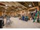 Large unfinished basement featuring exposed wood and mechanicals, providing room for customization at 3180 Lee Dr, Buford, GA 30518